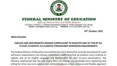 English and Mathematics Admission Requirements 2025