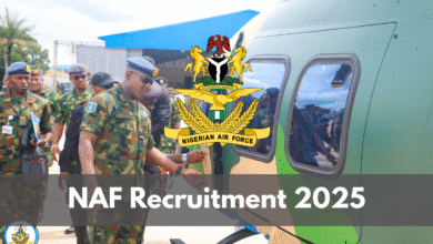 Nigerian Air Force (NAF) Recruitment 2025/2026: Application Portal & Full Requirements NAF Recruitment 2025