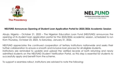 NELFUND Student Loan Application 2025/2026