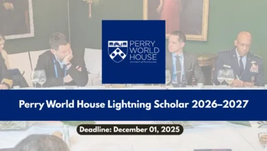 Perry World House Lightning Scholar 2026-2027