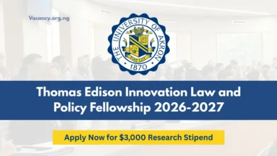 Thomas Edison Innovation Law and Policy Fellowship